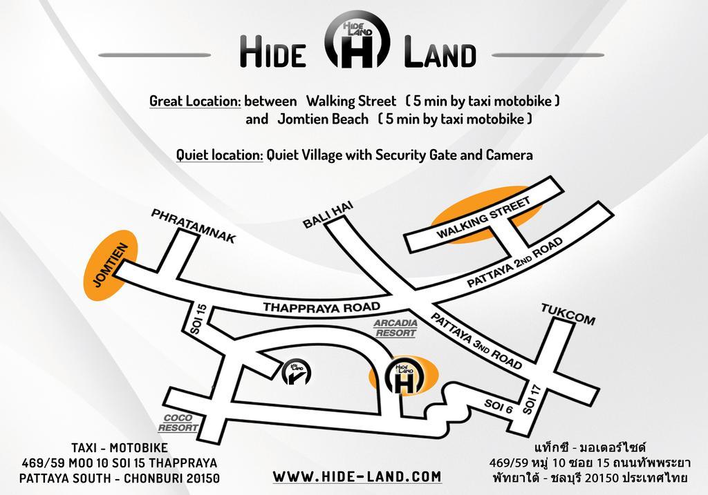 Hideland - The Luxury Tropical Villa Pattaya Eksteriør billede